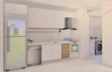 Imagem: O apartamento possui 2 Dormitórios, 3 Banheiros, 1 Vaga na