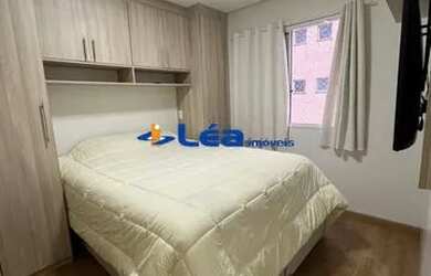 Imagem: O apartamento e possui 2 Dormitórios, Suítes, 1 Banheiro