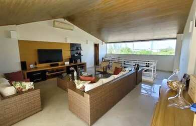 Imagem: O apartamento na cobertura possui 3 Dormitórios, 5 Banheiros