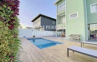 Imagem: A casa em condomínio possui 3 Dormitórios, 3 Banheiros, 5