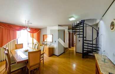 Imagem: O apartamento na cobertura possui 3 Dormitórios, 4 Banheiros