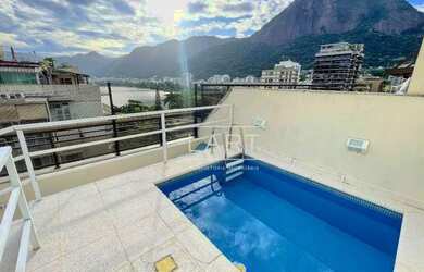 Imagem: O apartamento na cobertura possui 4 Dormitórios, 5 Banheiros