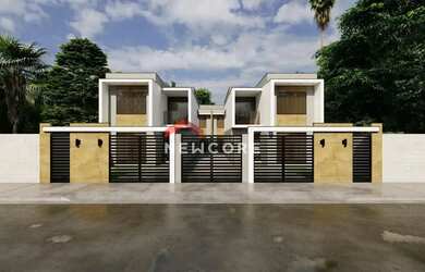 Imagem: A casa possui 3 Dormitórios, 3 Banheiros, 1 Vaga na garagem