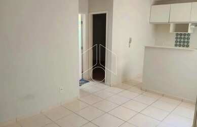 Imagem: O apartamento possui 2 Dormitórios, 1 Banheiro, 1 Vaga na garagem