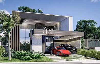 Imagem: A casa possui 3 Dormitórios, 3 Banheiros, 2 Vagas na garagem