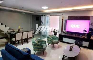 Imagem: A casa em condomínio possui 5 Dormitórios, 4 Banheiros, 2