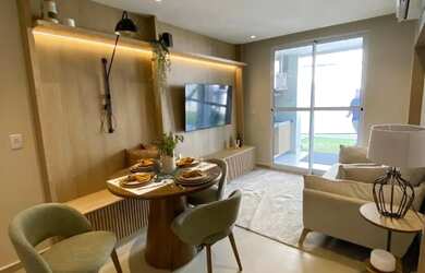 Imagem: O apartamento possui 2 Dormitórios, 2 Banheiros, 1 Vaga na