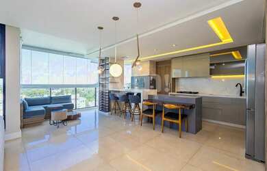 Imagem: Apartamento mobiliado com 3 suítes no Ecoville