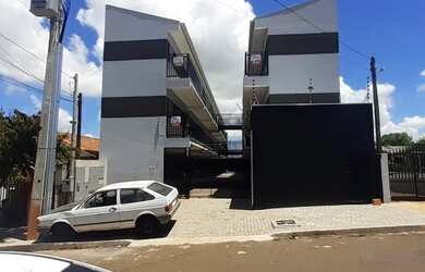 Imagem: A kitnet possui 1 Dormitório, 1 Banheiro, 1 Vaga na garagem