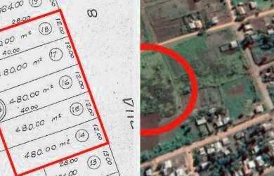 Imagem: O terreno possui 2.400m² de Área e está localizado em Zona