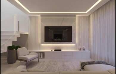 Imagem: A casa possui 3 Dormitórios, 3 Banheiros, 2 Vagas na garagem