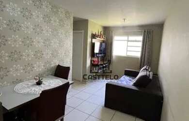 Imagem: O apartamento possui 2 Dormitórios, 1 Banheiro, 1 Vaga na garagem