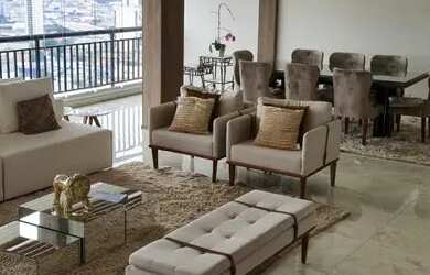 Imagem: O apartamento na cobertura possui 4 Dormitórios, 3 Banheiros