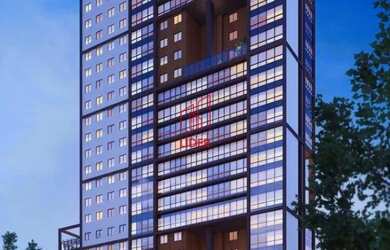 Imagem: O apartamento possui 1 Dormitório, 1 Banheiro, 29m² de Área