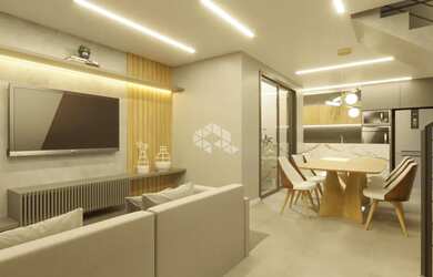 Imagem: A casa possui 3 Dormitórios, 3 Banheiros, 2 Vagas na garagem