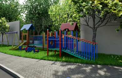 Imagem: A casa em condomínio possui 3 Dormitórios, 2 Banheiros, 1