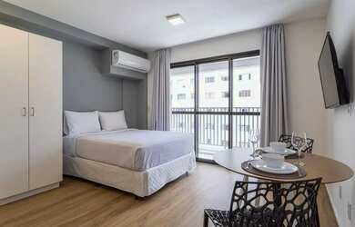 Imagem 2: Apartamento com 1 Quarto para alugar, 30m² - República