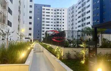 Imagem: O apartamento possui 2 Dormitórios, 1 Banheiro, 1 Vaga na garagem