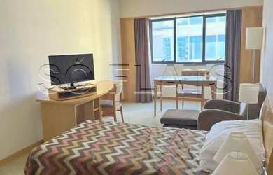 Imagem 2: Flat no Sol Alphaville com 1 dormitório e 1 vaga de garagem disponível...