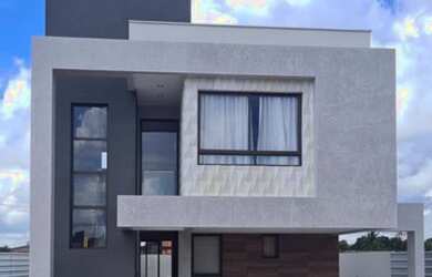 Imagem: A casa em condomínio possui 4 Dormitórios, 3 Banheiros, 2