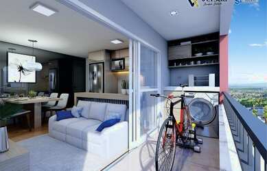 Imagem: O apartamento possui 2 Dormitórios, 2 Banheiros, 1 Vaga na