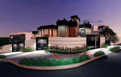 Imagem: A casa possui 3 Dormitórios, 2 Banheiros, 2 Vagas na garagem