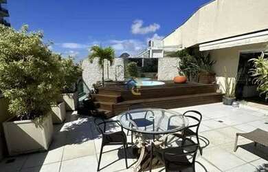 Imagem: O apartamento na cobertura possui 3 Dormitórios, 3 Banheiros