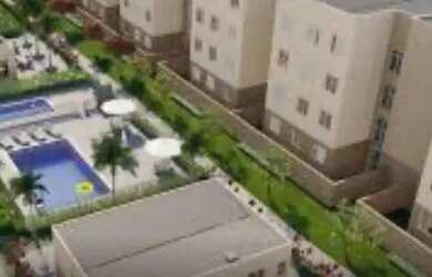 Imagem: O apartamento possui 1 Dormitório, 1 Banheiro, 1 Vaga na garagem