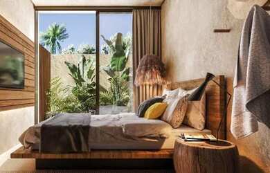 Imagem: A casa em condomínio possui 2 Dormitórios, 2 Banheiros, 1