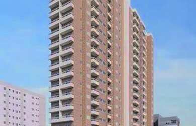 Imagem: O apartamento possui 1 Dormitório, 1 Banheiro, 1 Vaga na garagem