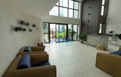 Imagem: O apartamento possui 1 Dormitório, 1 Banheiro, 1 Vaga na garagem