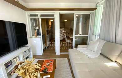 Imagem: O apartamento na cobertura possui 4 Dormitórios, 5 Banheiros