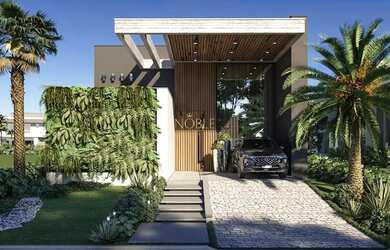 Imagem: A casa em condomínio possui 4 Dormitórios, 5 Banheiros, 2