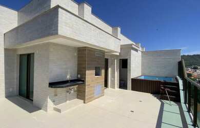 Imagem: O apartamento na cobertura à venda possui 3 Dormitórios, 4