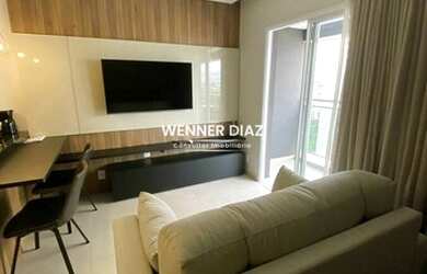 Imagem: O studio possui 1 Dormitório, 1 Banheiro, 1 Vaga na garagem