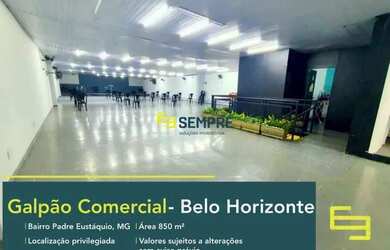 Imagem: O depósito possui 5 Vagas na garagem e 850m² de Área e está