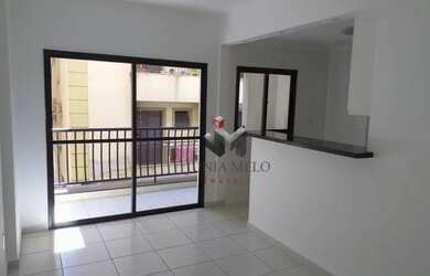 Imagem: O apartamento possui 1 Dormitório, 1 Banheiro, 1 Vaga na garagem