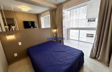 Imagem 9: Apartamento para alugar 1 quarto mobiliado lazer Boqueirão Santos