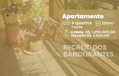 Imagem: O apartamento possui 4 Dormitórios, 2 Banheiros, 2 Vagas na