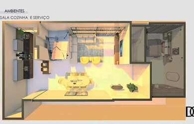 Imagem 2: Cobertura Duplex, com 02 quartos, c/vista para o Mar