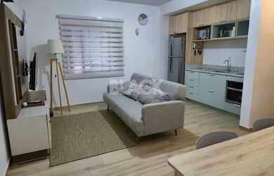 Imagem: O apartamento possui 1 Dormitório, 1 Banheiro, 40m² de Área