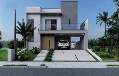 Imagem: A casa em condomínio possui 3 Dormitórios, 4 Banheiros, 4