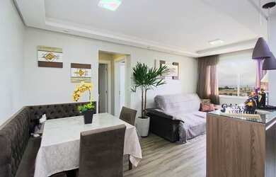 Imagem: O apartamento possui 2 Dormitórios, 1 Banheiro, 1 Vaga na garagem