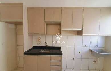 Imagem: O apartamento possui 2 Dormitórios, 1 Banheiro, 1 Vaga na garagem