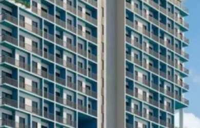 Imagem: A kitnet possui 1 Dormitório, 1 Banheiro, 1 Vaga na garagem