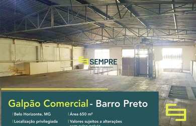 Imagem: O depósito possui 650m² de Área e está localizado em Barro