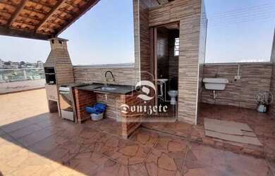 Imagem: O apartamento na cobertura possui 2 Dormitórios, 2 Banheiros