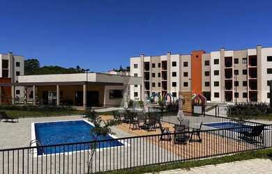 Imagem: O apartamento possui 2 Dormitórios, 1 Banheiro, 1 Vaga na garagem