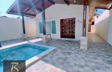 Imagem 5: linda casa terrea a 300 metros da praia, 114 m² por R$ 500 - Estancia...