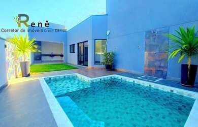 Imagem: A casa em condomínio possui 3 Dormitórios, 4 Banheiros, 4